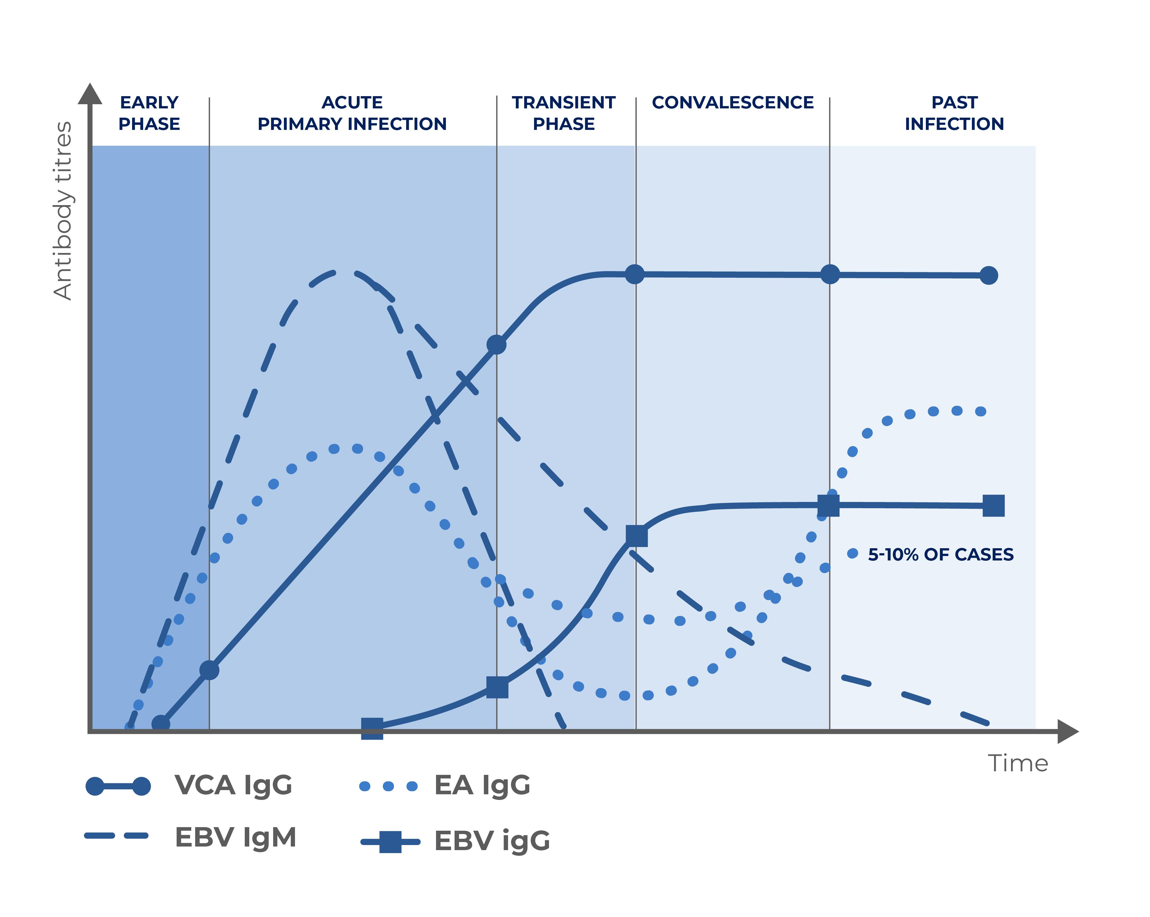 Grafico con risultati di LIAISON® EBV - Diasorin